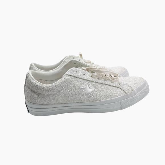 CONVERSE One Star Ox Glitter White Shoes Men’s‎ Size 10.5 Women’s Size 12.5 - Picture 8 of 10